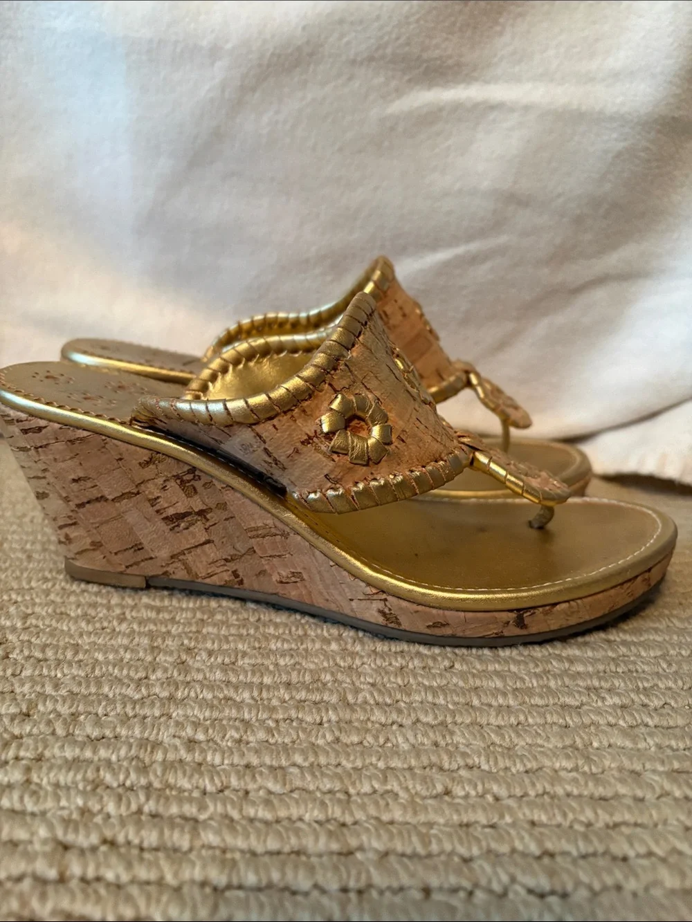 Jack Rogers Cork Wedges